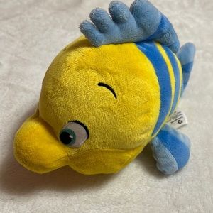 disney - the little mermaid flounder plush